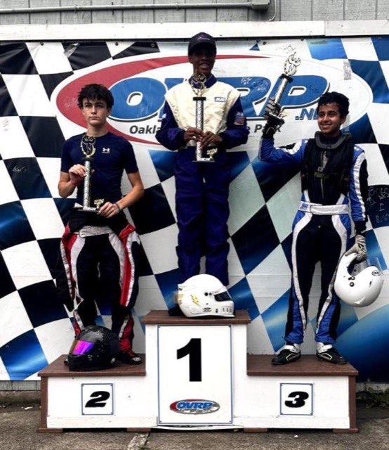 Student wins again karting