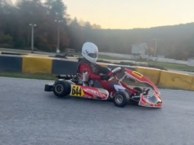 Vince doing fast laps at OVRP
